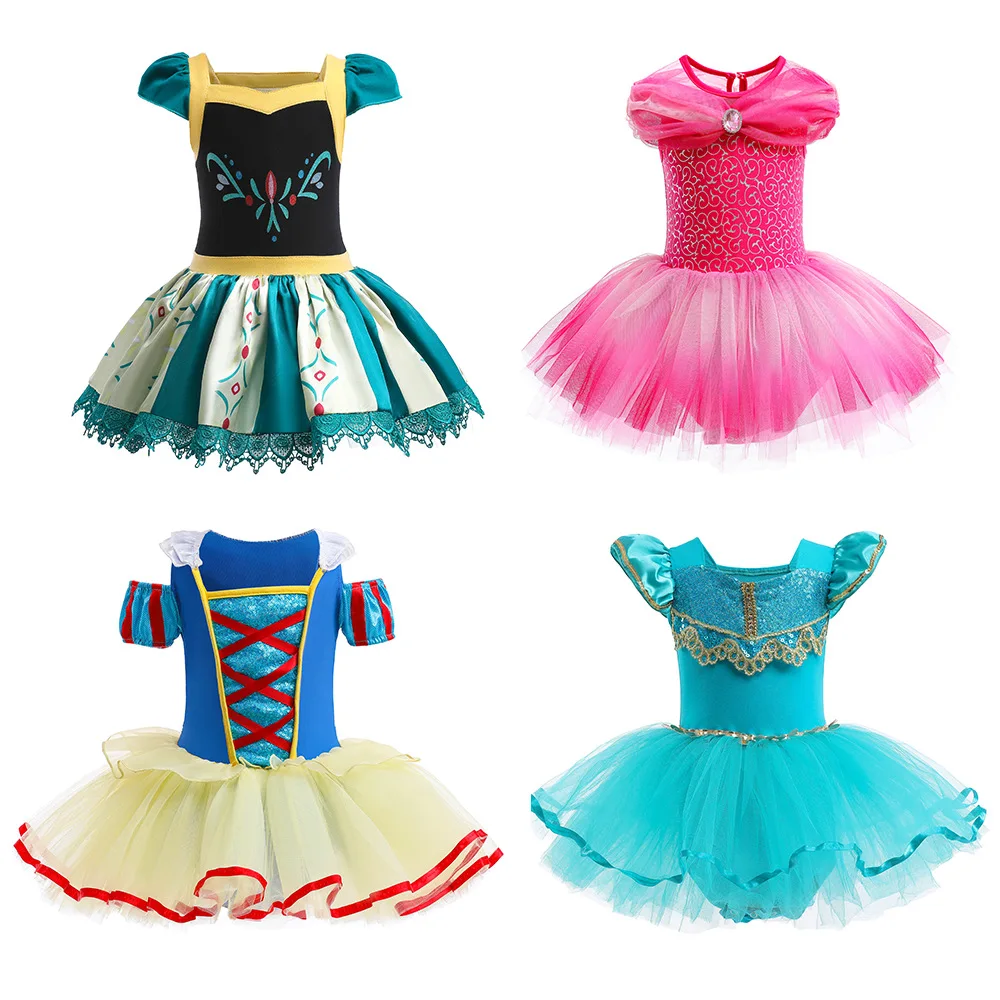 Girl Ballet Dancing Dress Party Fancy Sequined TUTU Dress Princess Girl Clothes Baby Girl Stage Shows Party Costumes