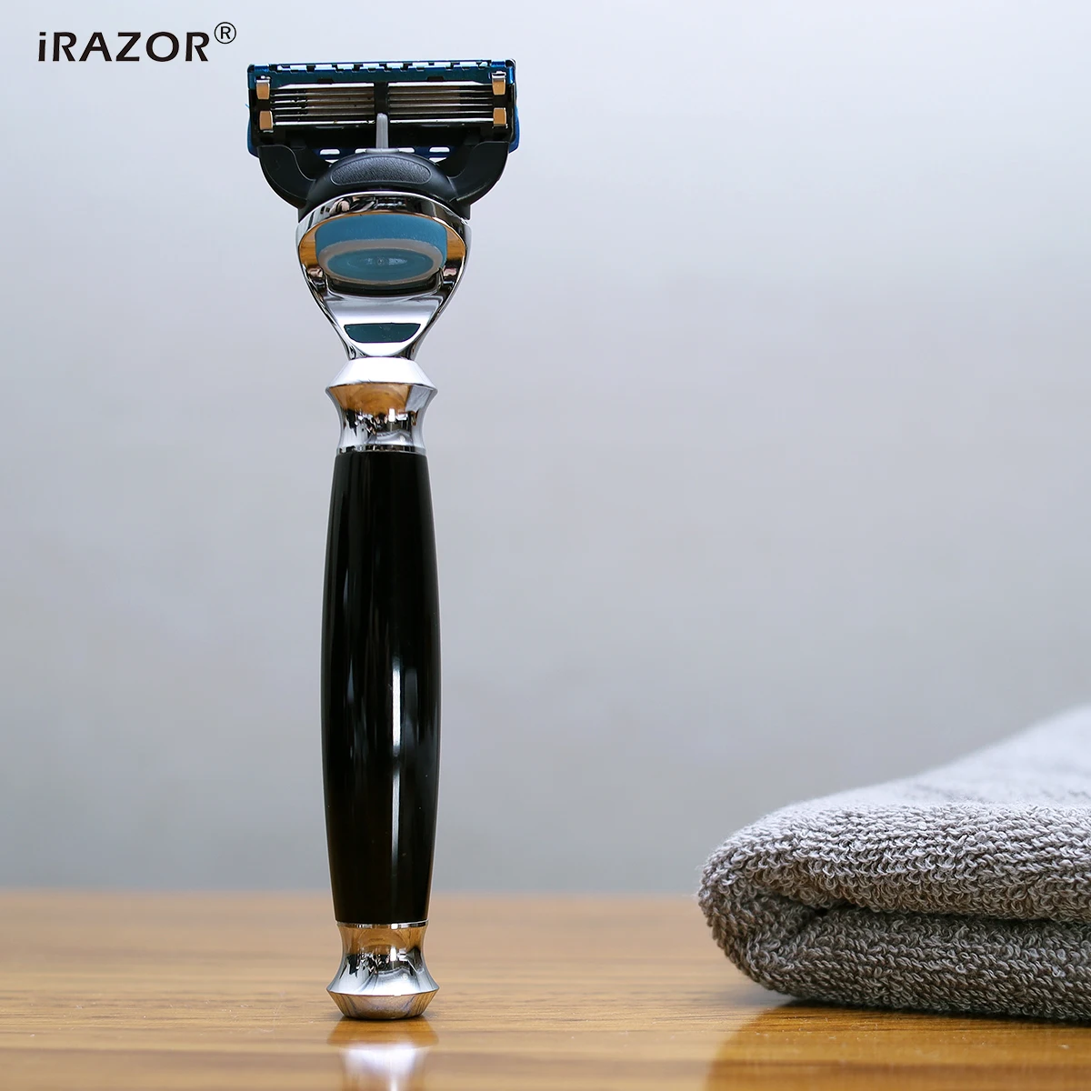 iRAZOR High Grade F5 5 Layers Fusion Razor Shaving Machine for Men Classic Face Beard Barber Hair Cutting Shaver Birthday Gift