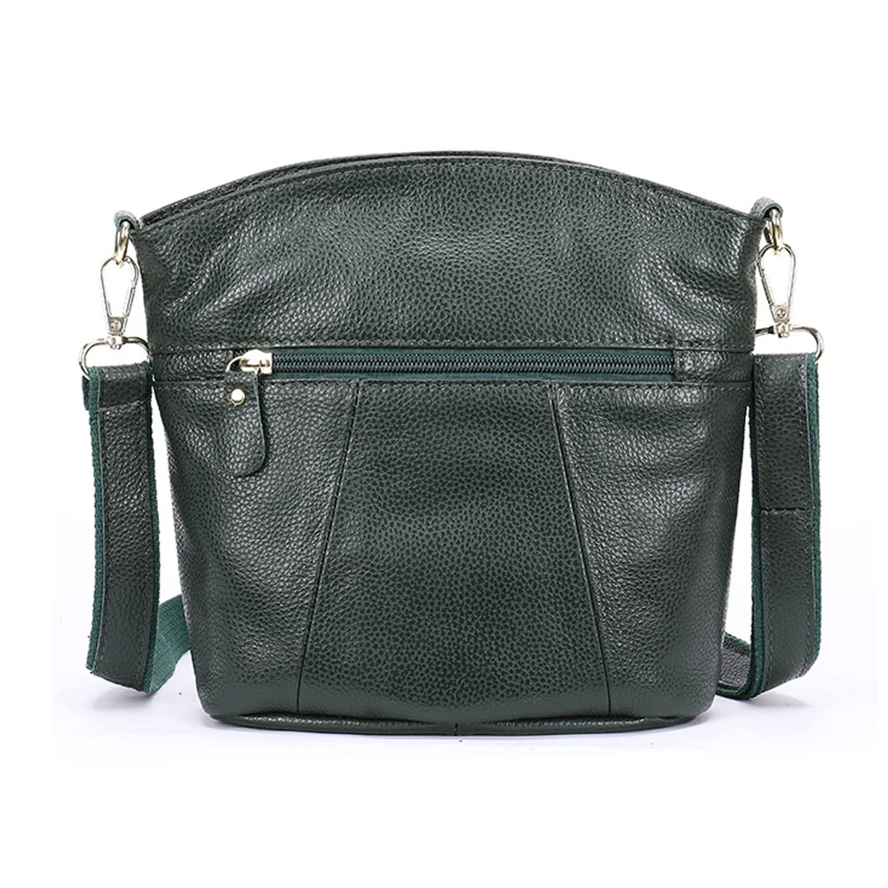 Genuine Leather Women Messenger Bags Cow Leather Crossbody Shoulder Bag Small Female Handbags Capacity Phone Bag for Girls