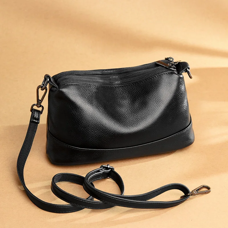 New Fashion Women Genuine Leather Handbags Women's bags Designer Female Shoulder Bags Luxury Brand Cowhide Ladies Messenger Bag