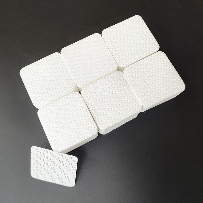 1000pcs Lint Free Nail Wipes Nail Polish Remover Pads Absorbent Soft Eyelash Extension Glue Cleaning Wipes Removal Manicure Tool