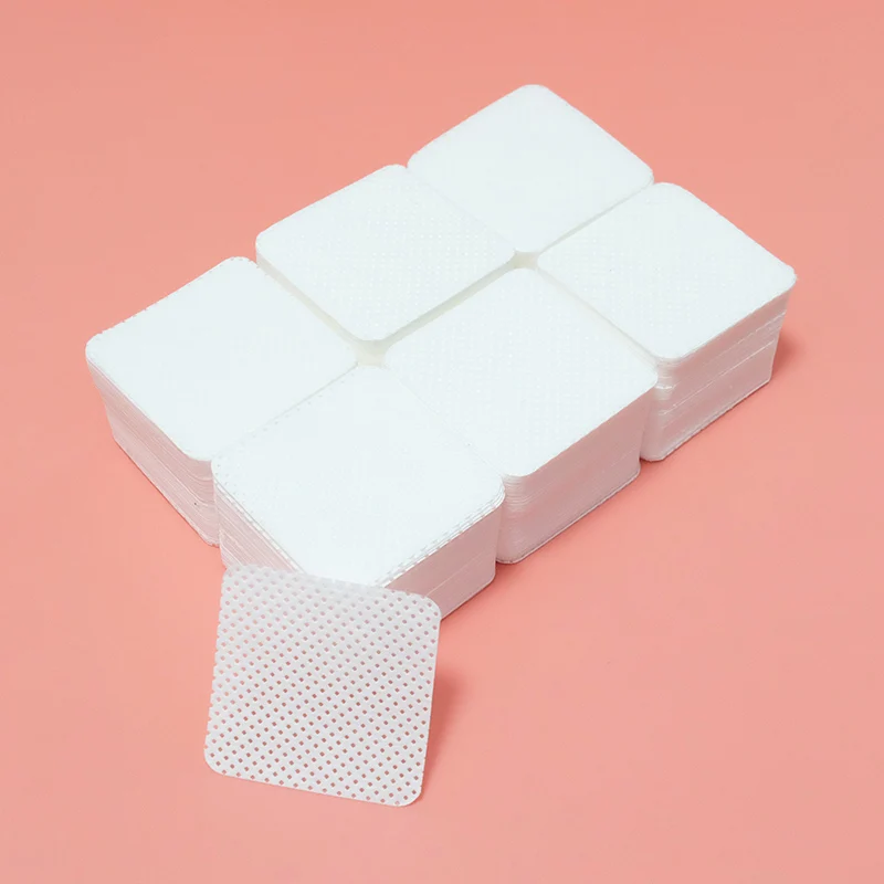 1000pcs Lint Free Nail Wipes Nail Polish Remover Pads Absorbent Soft Eyelash Extension Glue Cleaning Wipes Removal Manicure Tool