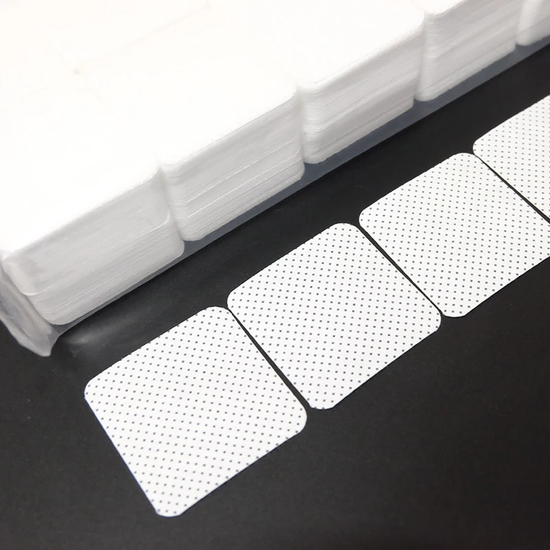 1000pcs Lint Free Nail Wipes Nail Polish Remover Pads Absorbent Soft Eyelash Extension Glue Cleaning Wipes Removal Manicure Tool