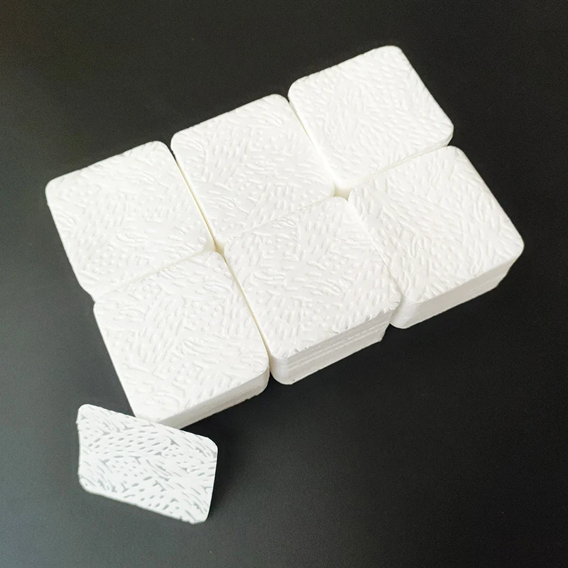 1000pcs Lint Free Nail Wipes Nail Polish Remover Pads Absorbent Soft Eyelash Extension Glue Cleaning Wipes Removal Manicure Tool