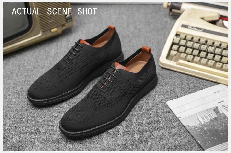 BHKH Male Sneakers Summer Knitted Mesh Casual Shoes Lightweight Casual Shoes Breathable Walking Footwear Shoes For Men