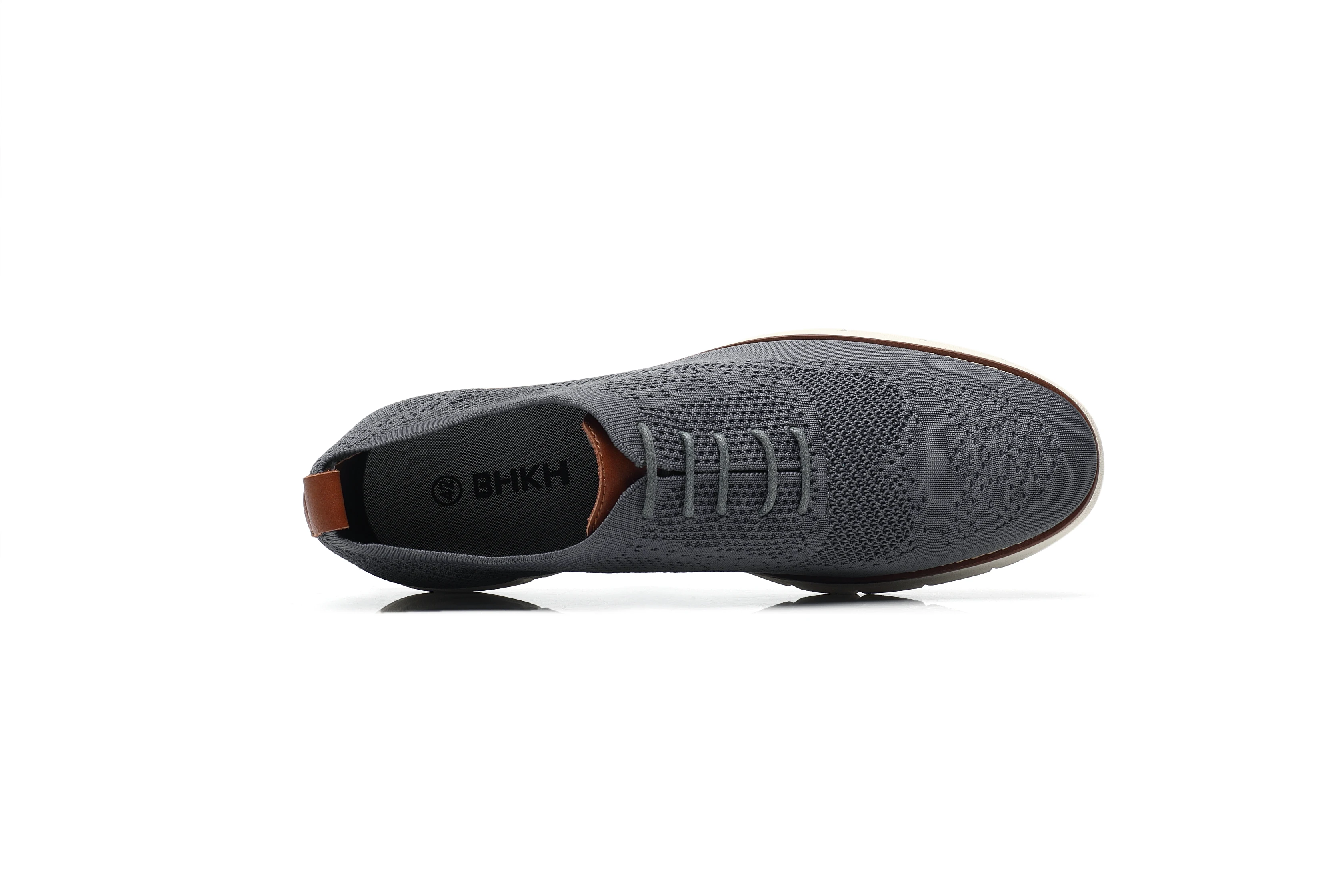 BHKH Male Sneakers Summer Knitted Mesh Casual Shoes Lightweight Casual Shoes Breathable Walking Footwear Shoes For Men