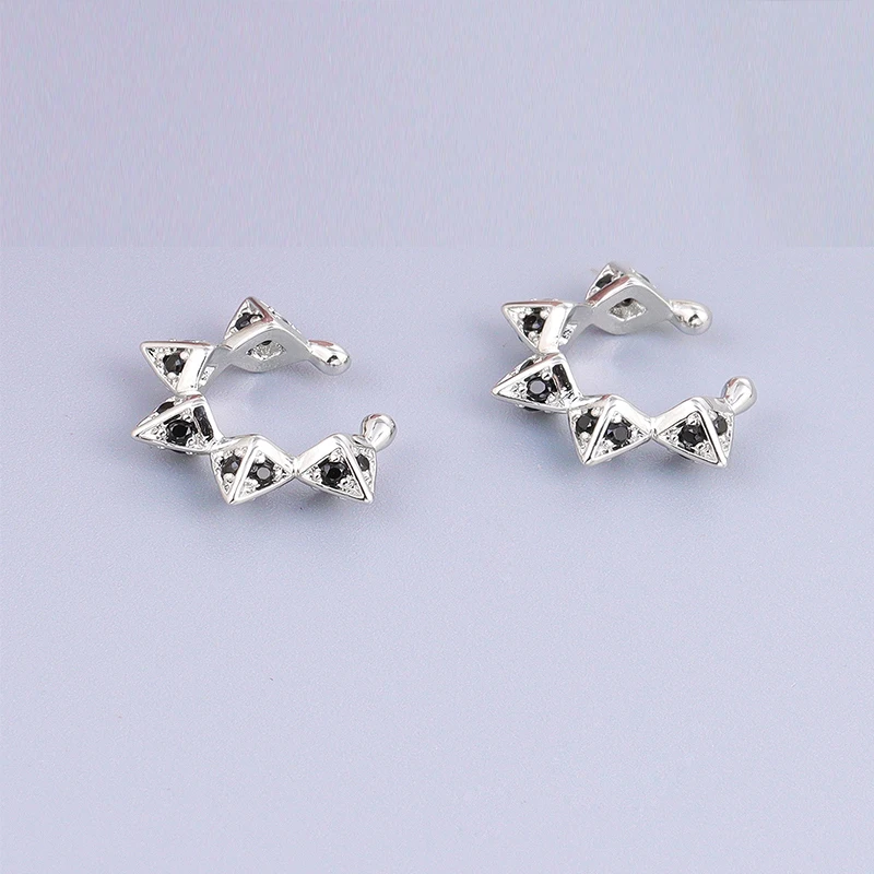 CRMYA Color Cubic Zirconia Hoop Earrings For Women Fashion Gold-color Piercing Women's Earrings Set 2023 Jewelry Wholesale