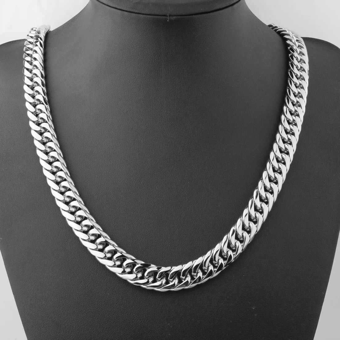9/11/13/16/19/21MM Heavy Polished Men/Women Stainless Steel Silver/Gold Color Cuban Curb Link Chain Necklace Or Bracelet