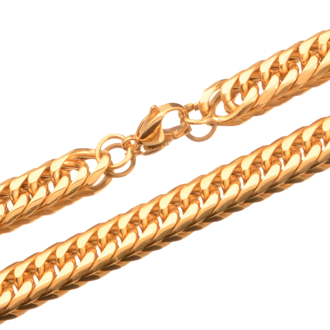 9/11/13/16/19/21MM Heavy Polished Men/Women Stainless Steel Silver/Gold Color Cuban Curb Link Chain Necklace Or Bracelet