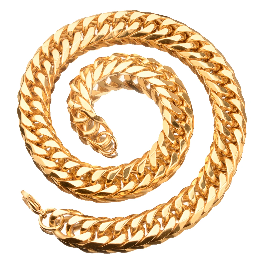 9/11/13/16/19/21MM Heavy Polished Men/Women Stainless Steel Silver/Gold Color Cuban Curb Link Chain Necklace Or Bracelet