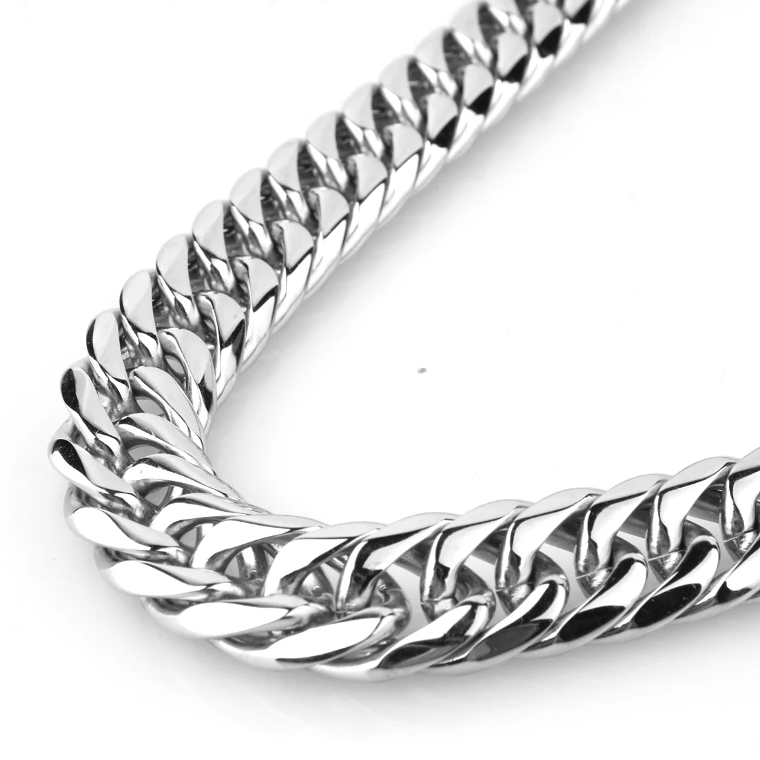 9/11/13/16/19/21MM Heavy Polished Men/Women Stainless Steel Silver/Gold Color Cuban Curb Link Chain Necklace Or Bracelet