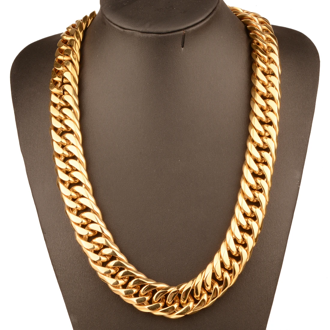 9/11/13/16/19/21MM Heavy Polished Men/Women Stainless Steel Silver/Gold Color Cuban Curb Link Chain Necklace Or Bracelet