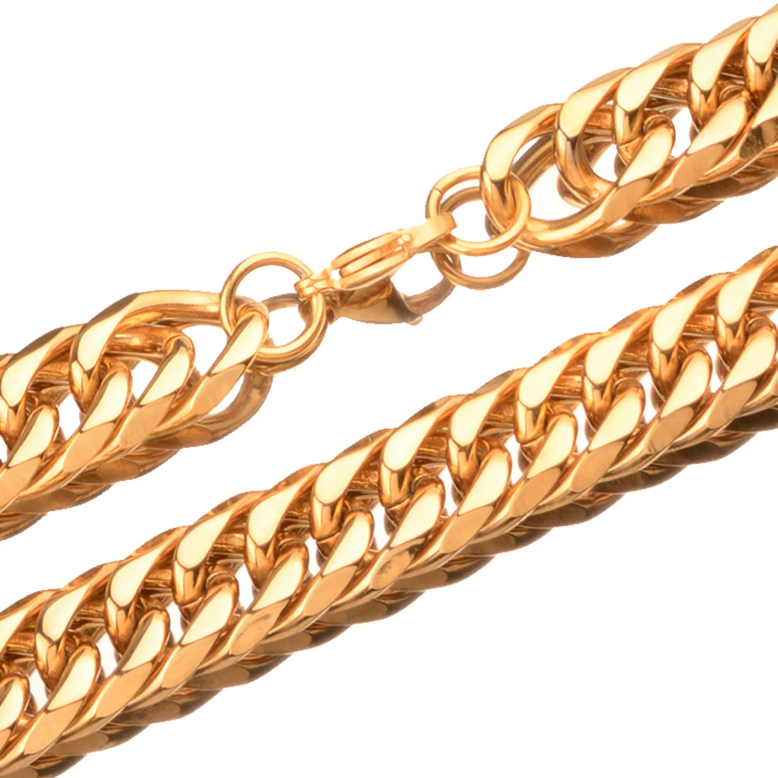 9/11/13/16/19/21MM Heavy Polished Men/Women Stainless Steel Silver/Gold Color Cuban Curb Link Chain Necklace Or Bracelet