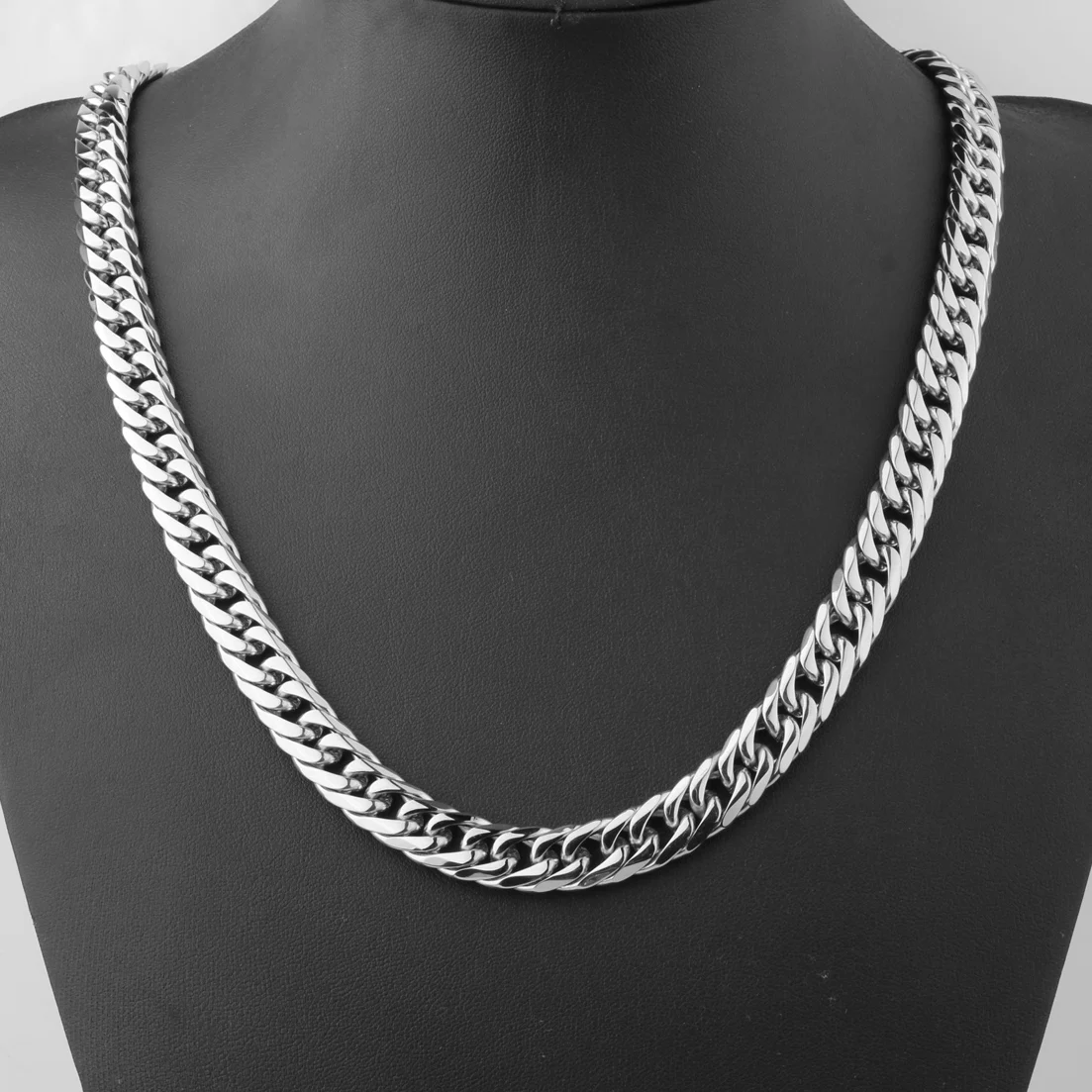 9/11/13/16/19/21MM Heavy Polished Men/Women Stainless Steel Silver/Gold Color Cuban Curb Link Chain Necklace Or Bracelet