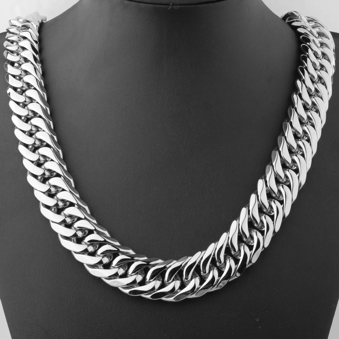 9/11/13/16/19/21MM Heavy Polished Men/Women Stainless Steel Silver/Gold Color Cuban Curb Link Chain Necklace Or Bracelet