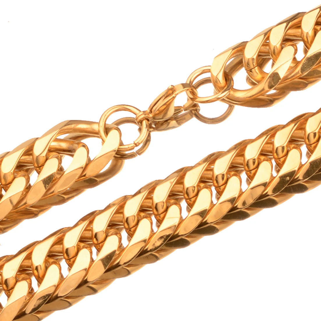 9/11/13/16/19/21MM Heavy Polished Men/Women Stainless Steel Silver/Gold Color Cuban Curb Link Chain Necklace Or Bracelet
