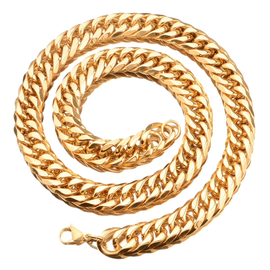 9/11/13/16/19/21MM Heavy Polished Men/Women Stainless Steel Silver/Gold Color Cuban Curb Link Chain Necklace Or Bracelet