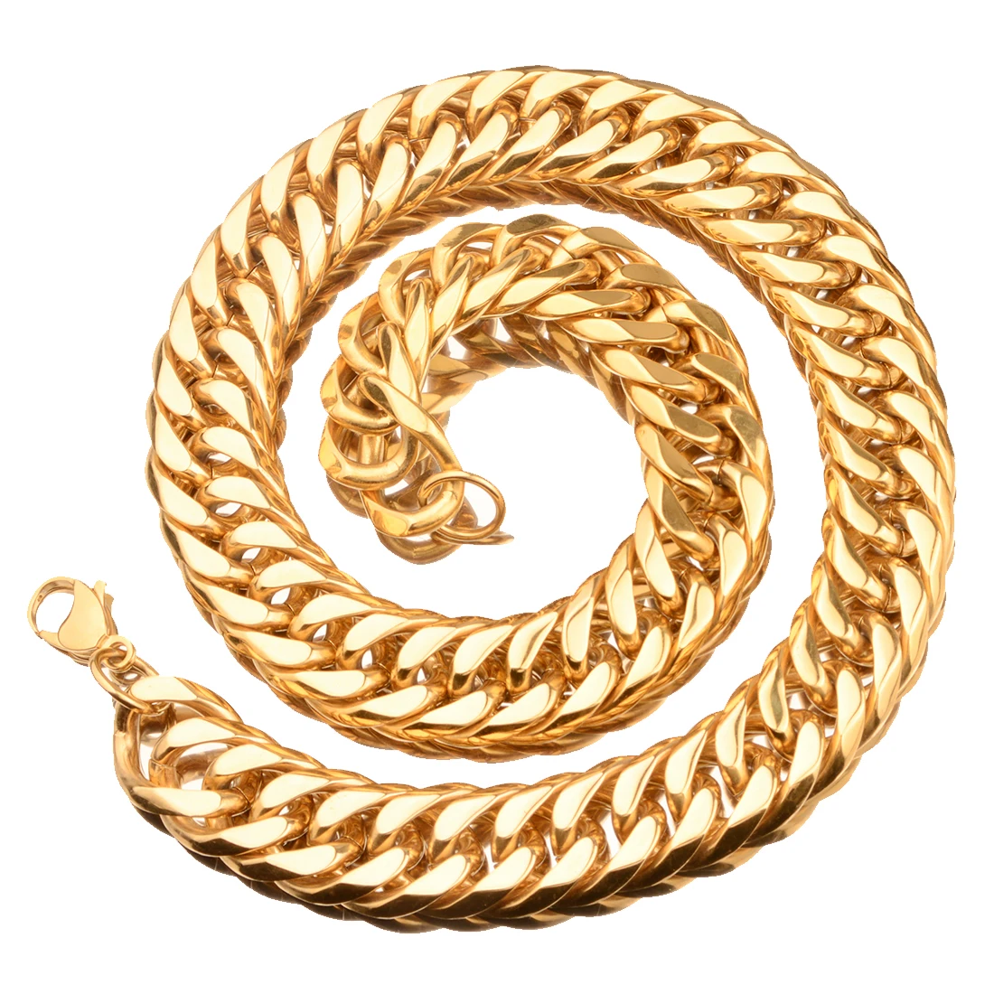 9/11/13/16/19/21MM Heavy Polished Men/Women Stainless Steel Silver/Gold Color Cuban Curb Link Chain Necklace Or Bracelet