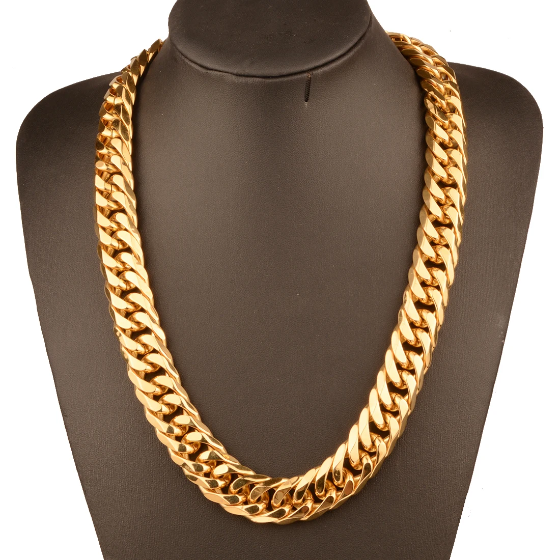 9/11/13/16/19/21MM Heavy Polished Men/Women Stainless Steel Silver/Gold Color Cuban Curb Link Chain Necklace Or Bracelet