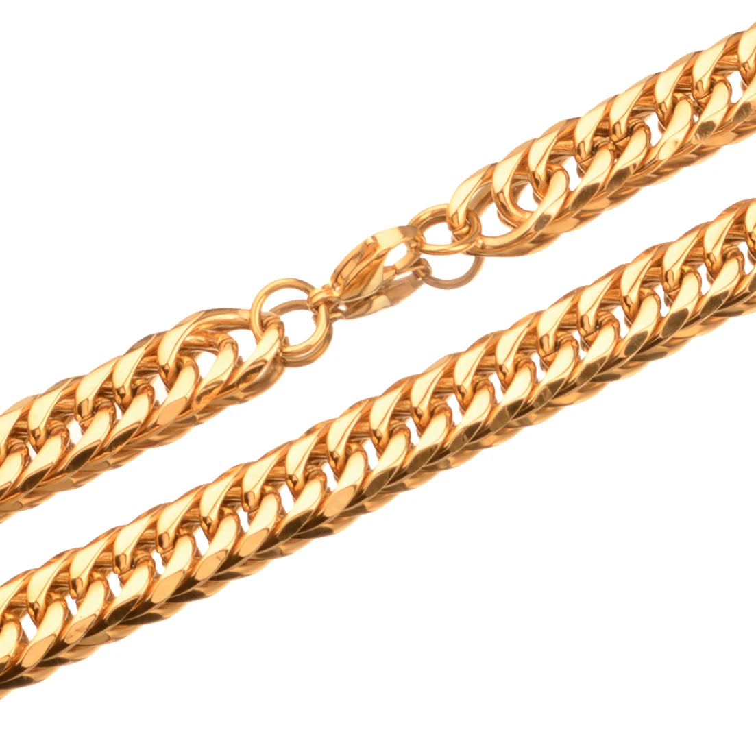 9/11/13/16/19/21MM Heavy Polished Men/Women Stainless Steel Silver/Gold Color Cuban Curb Link Chain Necklace Or Bracelet