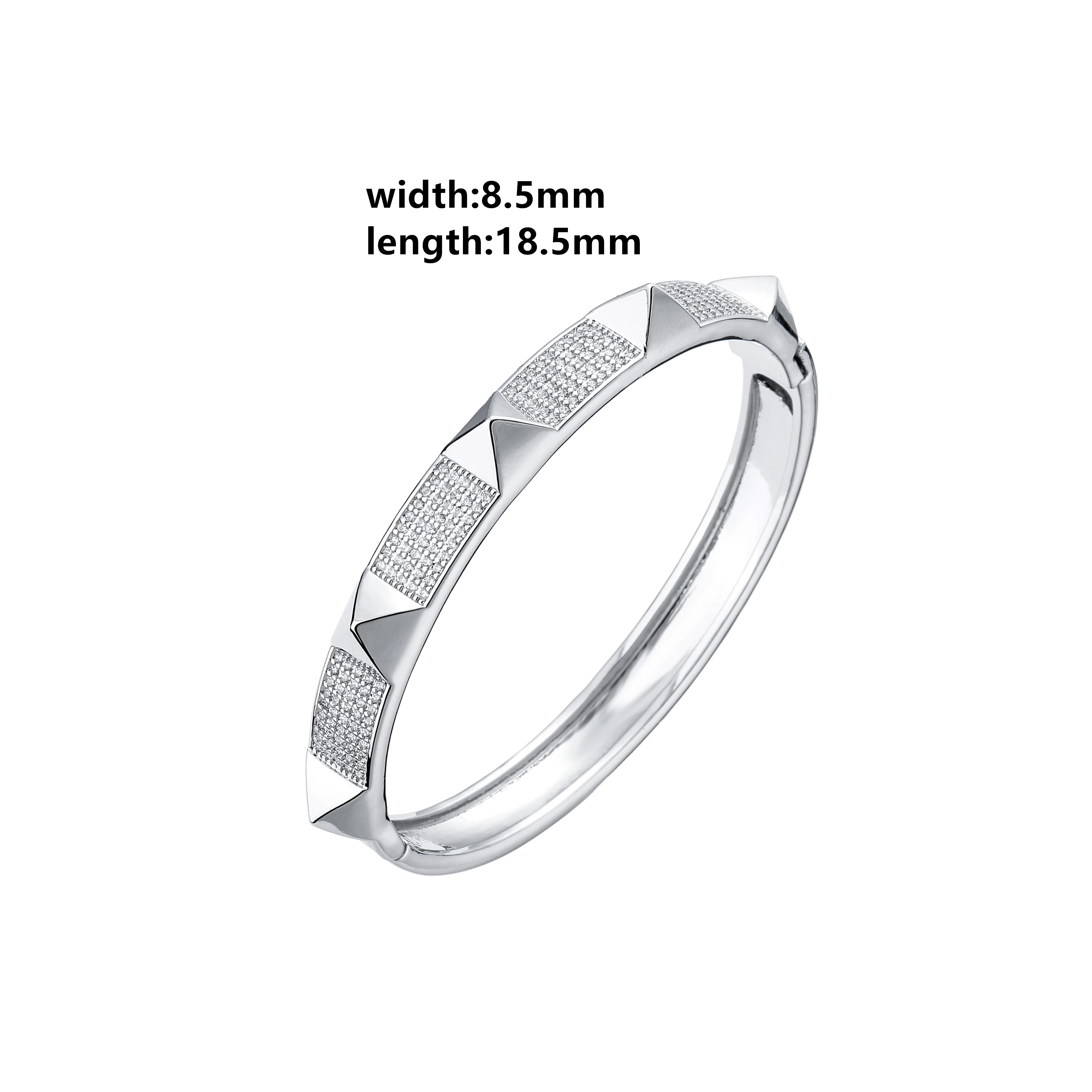 18K Gold Plated Brass Fashion Bracelets Female Temperament Simple Trendy Bracelet Hand Ornaments for Women Party Wedding Jewelry