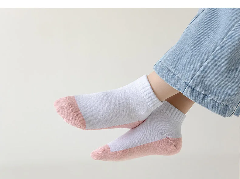 5 Pairs/Lot 2023 New Summer Children Socks Cotton Kids Teen Fashion Black White Gray For 1-12 Years Student Baby Girl Boy Socks