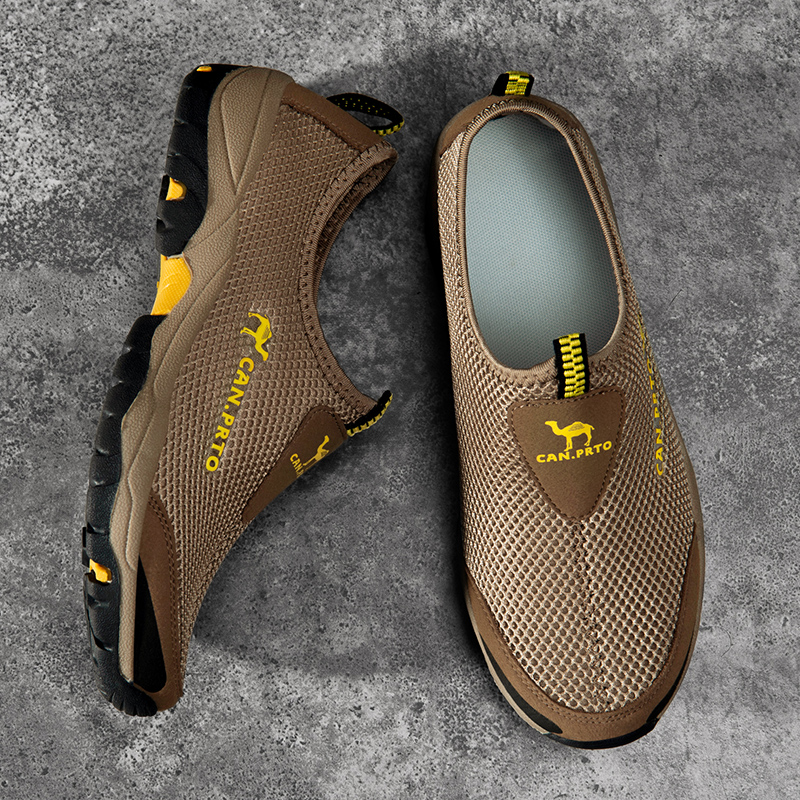 Men Casual Shoes Fashion Summer Shoes Mesh outdoor Breathable Slip-on Flats Men Sneakers Comfortable Water Loafers Zapatillas