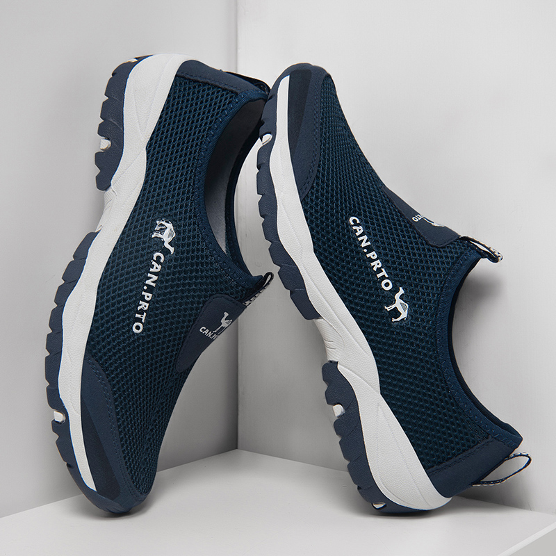 Men Casual Shoes Fashion Summer Shoes Mesh outdoor Breathable Slip-on Flats Men Sneakers Comfortable Water Loafers Zapatillas