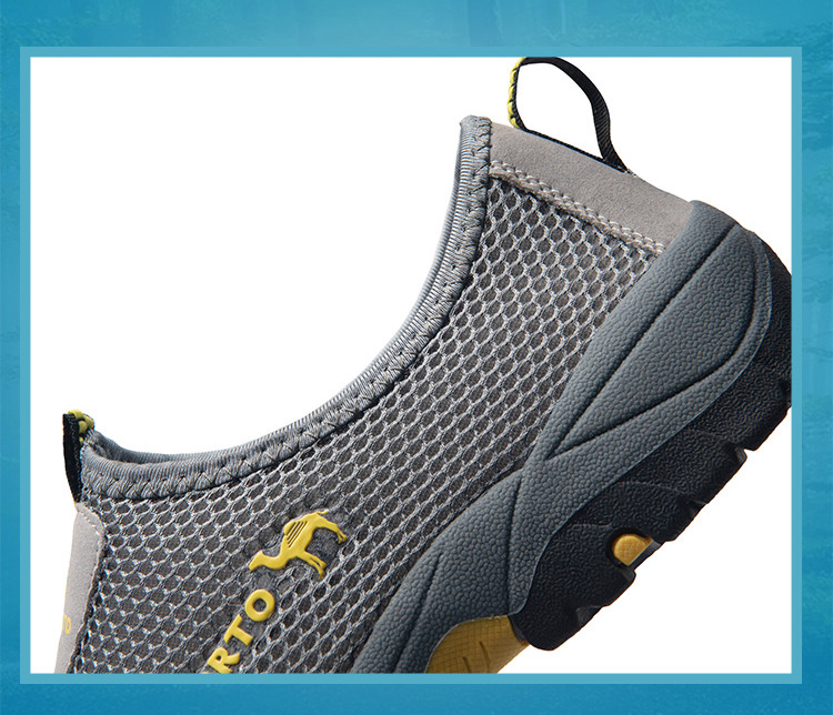 Men Casual Shoes Fashion Summer Shoes Mesh outdoor Breathable Slip-on Flats Men Sneakers Comfortable Water Loafers Zapatillas
