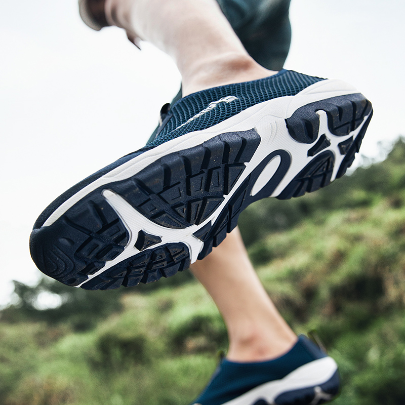 Men Casual Shoes Fashion Summer Shoes Mesh outdoor Breathable Slip-on Flats Men Sneakers Comfortable Water Loafers Zapatillas