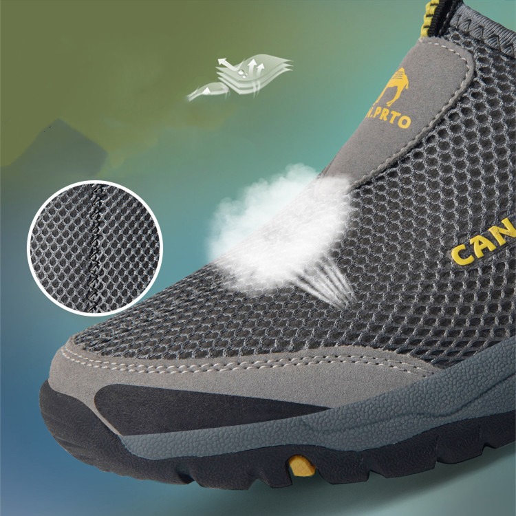 Men Casual Shoes Fashion Summer Shoes Mesh outdoor Breathable Slip-on Flats Men Sneakers Comfortable Water Loafers Zapatillas