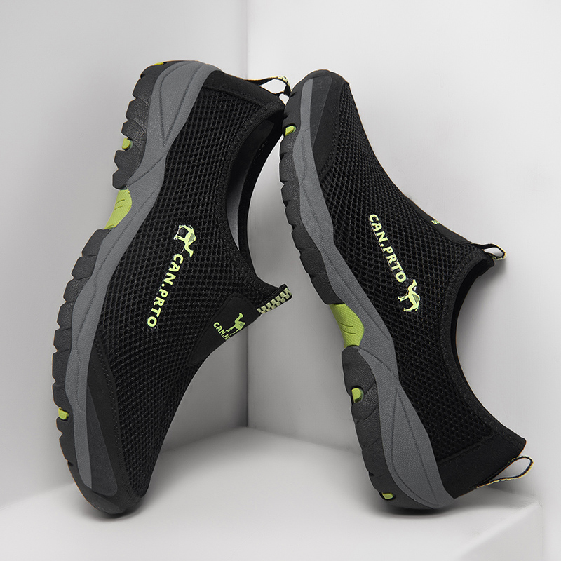 Men Casual Shoes Fashion Summer Shoes Mesh outdoor Breathable Slip-on Flats Men Sneakers Comfortable Water Loafers Zapatillas