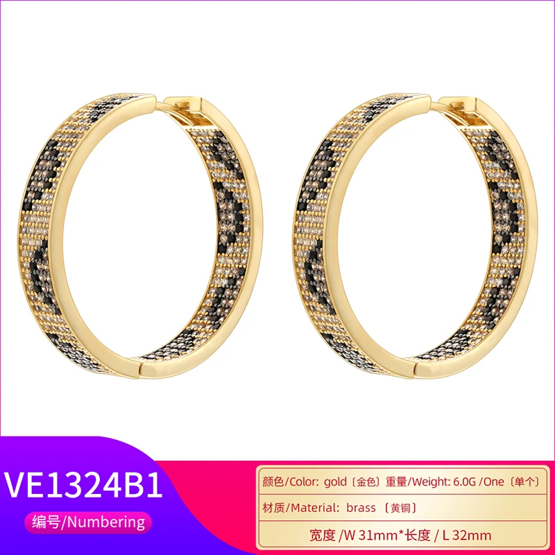 Earrings/Studs with Zirconia and Snake Motifs Atmospheric and Glamorous Earrings for Women: VE1321-VE1324