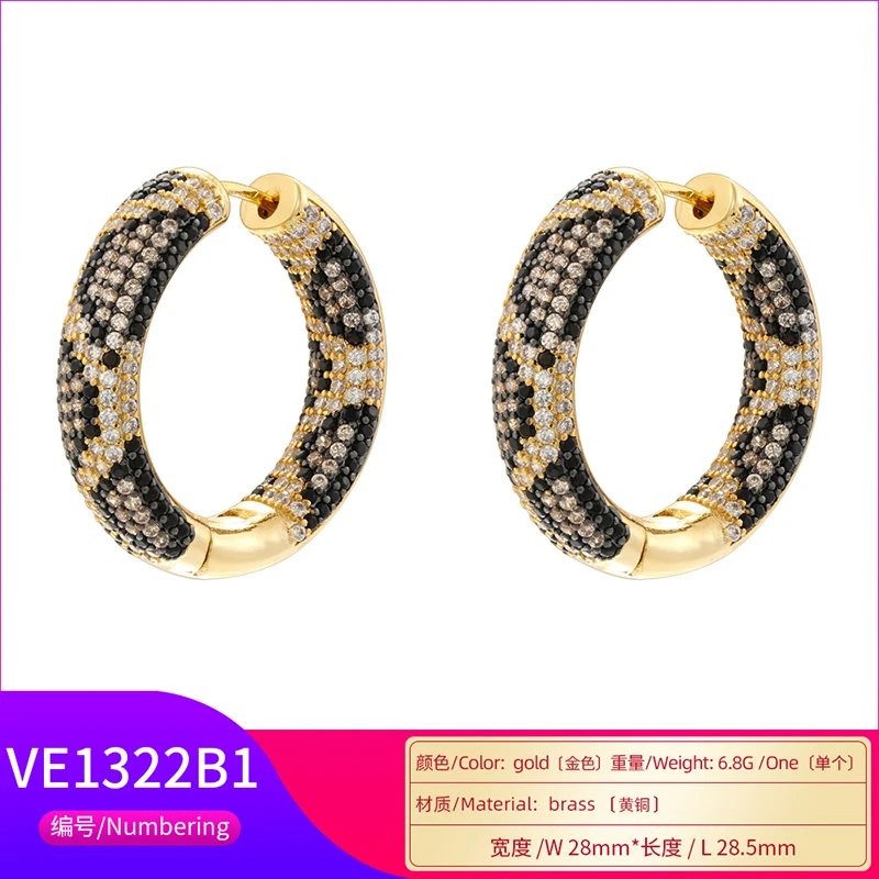 Earrings/Studs with Zirconia and Snake Motifs Atmospheric and Glamorous Earrings for Women: VE1321-VE1324