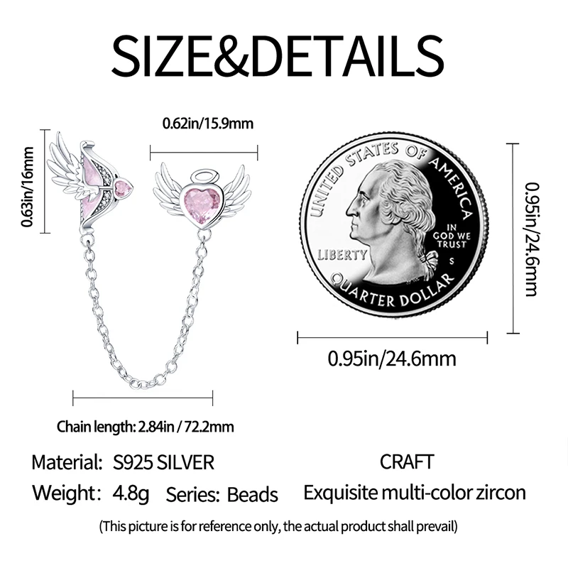 2024 New Hot Genuine 925 Sterling Silver Star Moon Sunflower Safety Chain Spacer Bead Charm for Brand Original Bracelet DIY