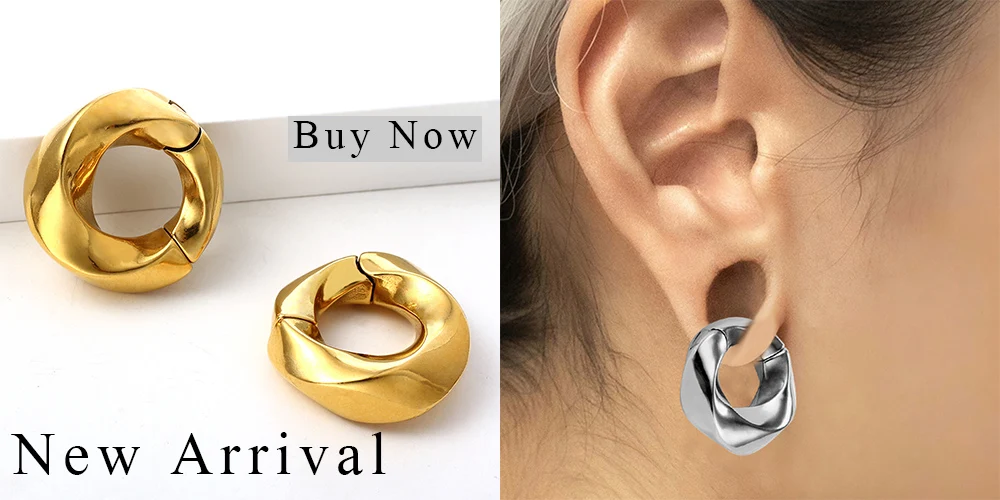 Twolobes 2PCS 316 Stainless Steel Ear Saddles with Loops Expander Piercing Women Men Body Jewelry Tunnels Stretcher