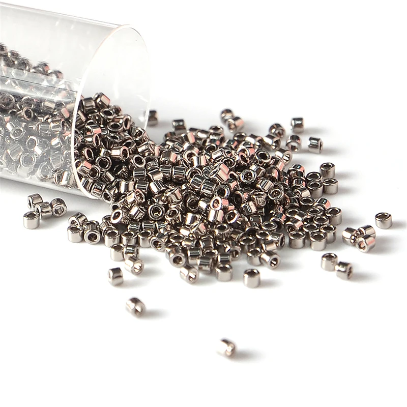 10g/Tube Miyuki Delica Glass Japanes Beads Metalic Seed Beads Round Spacer For DIY Handmade Jewelry Making