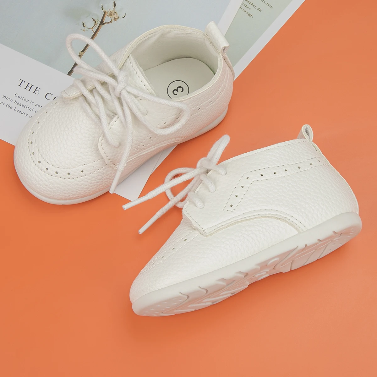 Baby Retro Leather Shoes Boy Girl Shoes Toddler Rubber Sole Anti-slip First Walkers Newborn Infant Moccasins Baby Crib Shoes