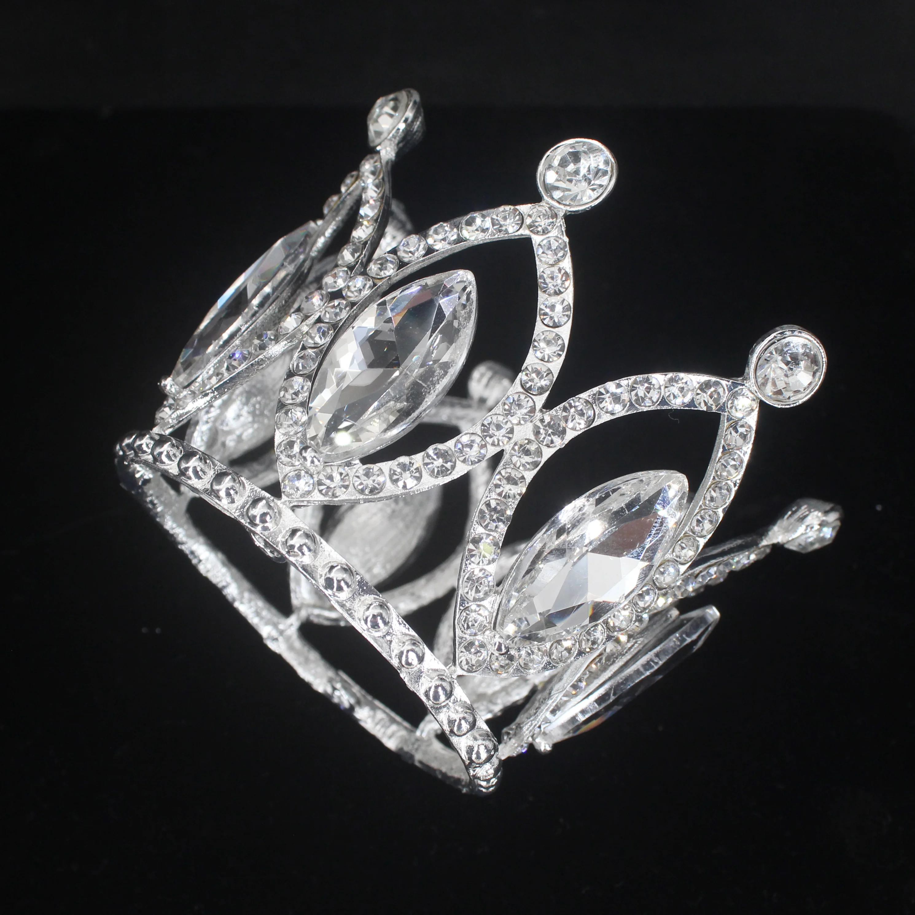 Mini Tiaras And Crowns Crystal Cute Birthday Cake Baking Decorative Head Jewelry Children's Small Diadem Hair Accessories