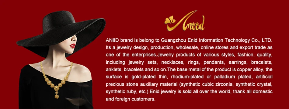 ANIID African Jewelry Set Big Necklace Dubai Ethiopian Gold Color Jewelery Earring Bracelet For Women Bridal Choker Wholesale