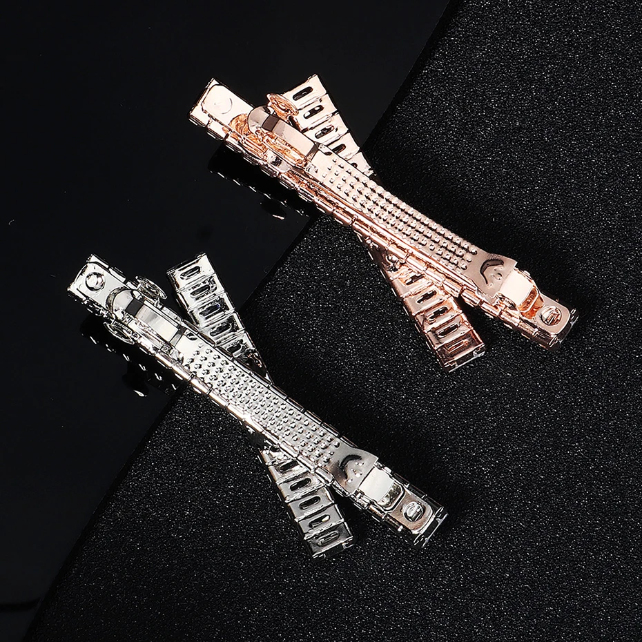 Miallo Fashion Barrette Cubic Zirconia Leaf Hair Clips for Women Accessories Bridal Wedding Hair Jewelry Party  Bride Headpiece