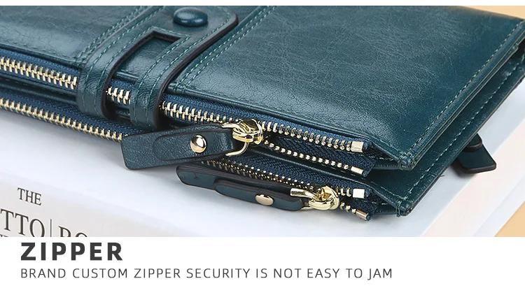 2023 Women Wallets Fashion Long PU Leather Top Quality Card Holder Classic Female Purse Zipper Brand Wallet For Women