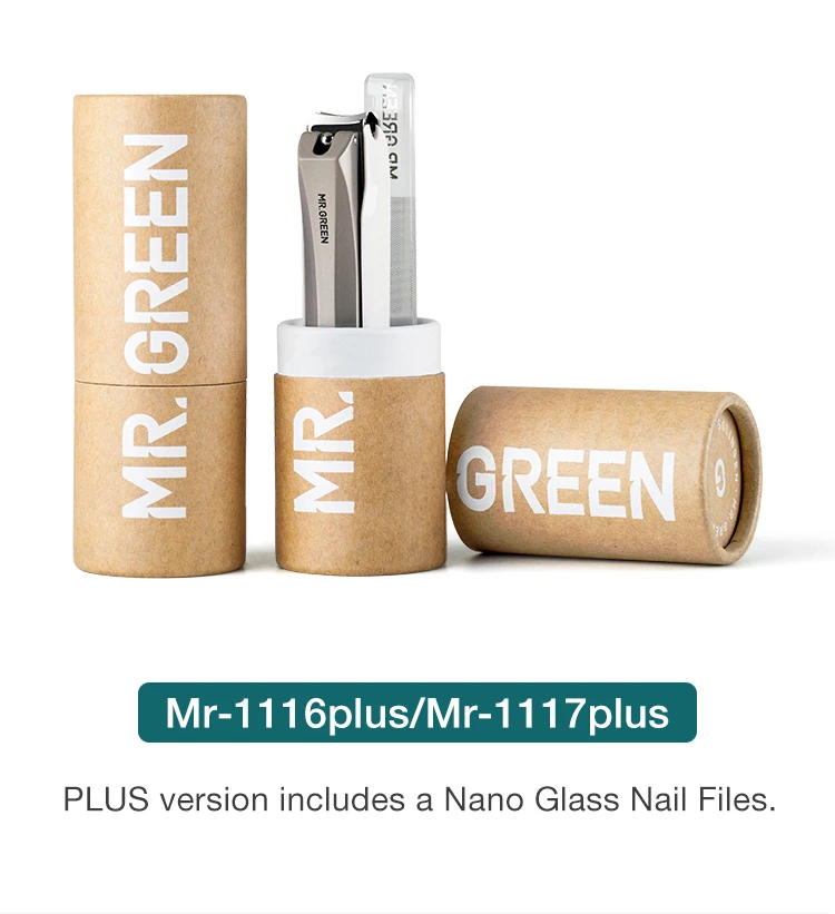 MR.GREEN Anti Splash Nail Clippers Fingernail Cutter Detachable Design Nail Trimmer Manicure Tools Stainless Steel