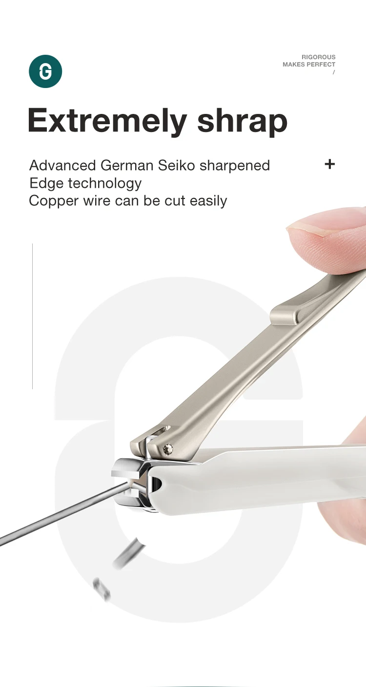 MR.GREEN Anti Splash Nail Clippers Fingernail Cutter Detachable Design Nail Trimmer Manicure Tools Stainless Steel