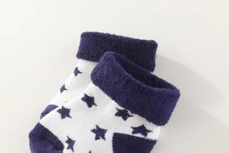 Unisex 5 Pairs Cotton Baby Boys Socks Newborn Solid Color Baby Girls Socks Sets 0-12M Infant Supplies Accessories Bebes