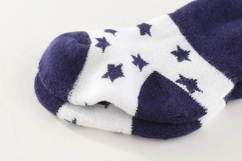 Unisex 5 Pairs Cotton Baby Boys Socks Newborn Solid Color Baby Girls Socks Sets 0-12M Infant Supplies Accessories Bebes