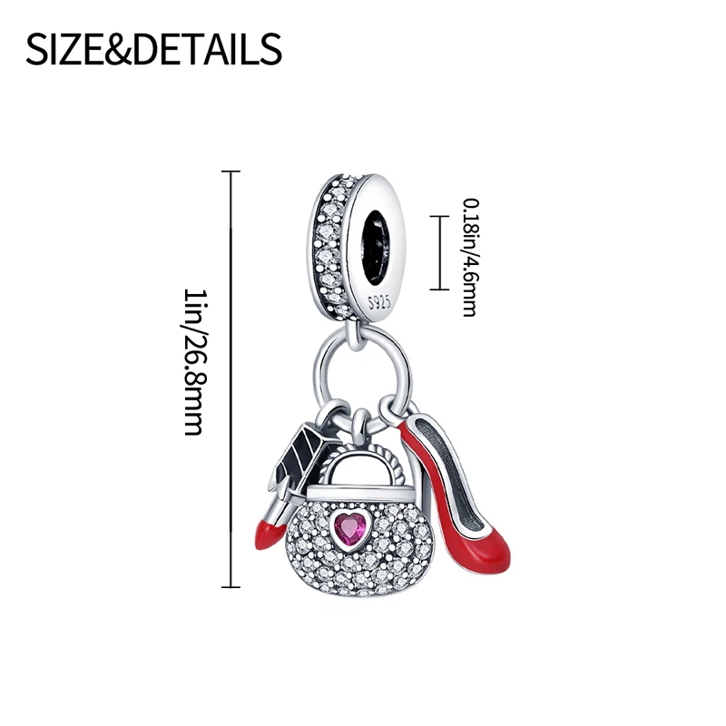 Fit pand 3mm Bracelet Original 925 Sterling Silver Pink Cat Paw Series Beads Tulip Flower Charm Diy Ms Jewelry Gift