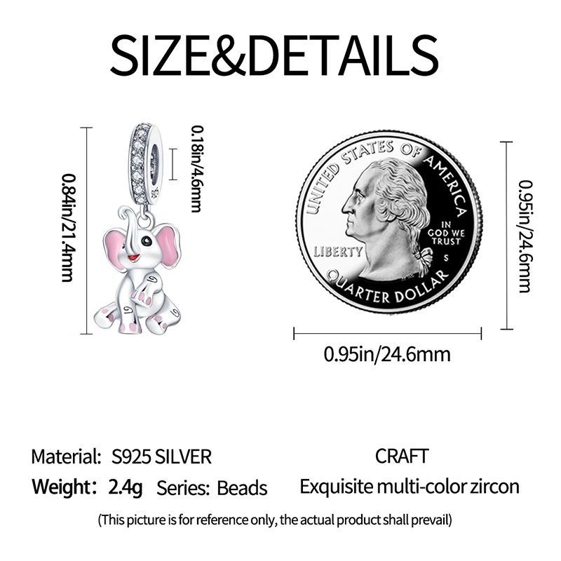 Fit pand 3mm Bracelet Original 925 Sterling Silver Pink Cat Paw Series Beads Tulip Flower Charm Diy Ms Jewelry Gift