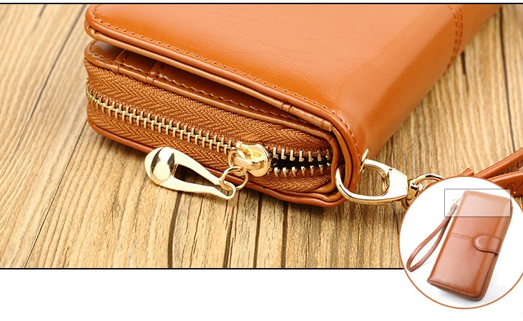 Hot Sale Women Wallet Leather Clutch Brand Coin Purse Female Wallet Card Holder Long Lady Clutch Carteira Feminina