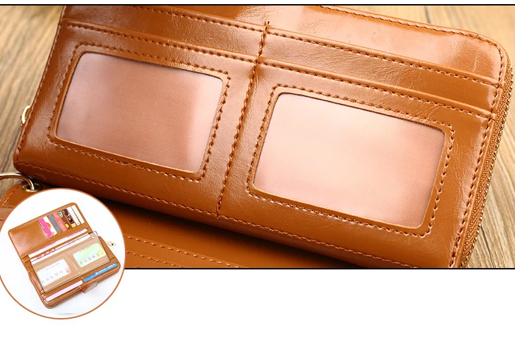 Hot Sale Women Wallet Leather Clutch Brand Coin Purse Female Wallet Card Holder Long Lady Clutch Carteira Feminina